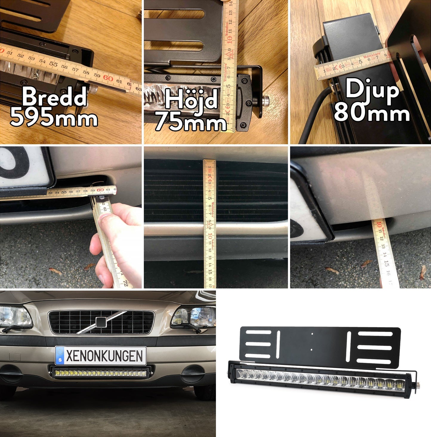 Extra lichtbeugel voor X20 LED-ramp | Verzonken beugel