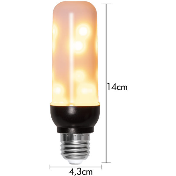 Star Trading - LED-lamp E27 T40 Vlam - 3,94w - 1800K