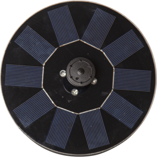 Star Trading - Zonnecelverlichting - Zonneceldecoratie Fontein - Zwart - 10cm