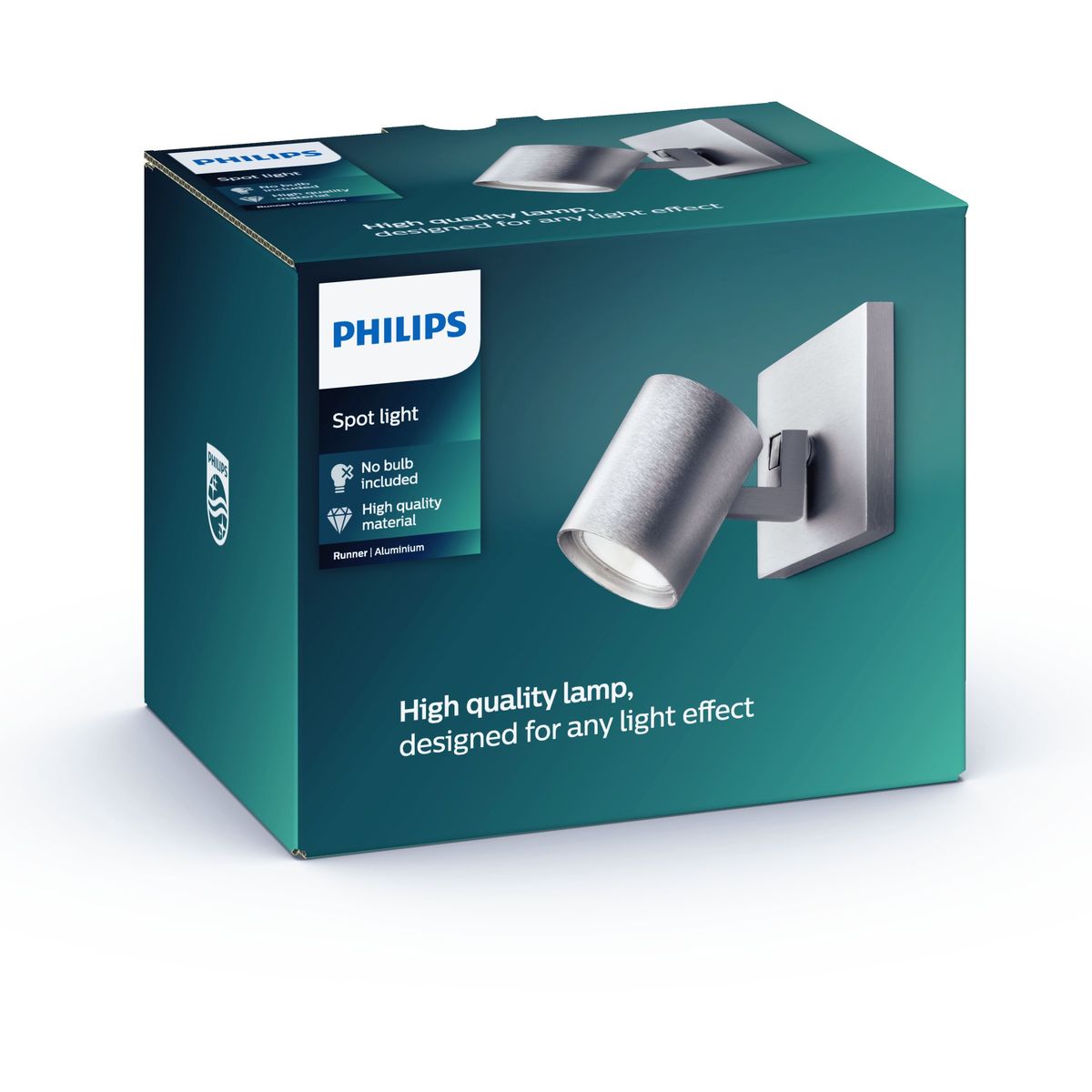 Philips - Runner single spot aluminium 1x50W 230V