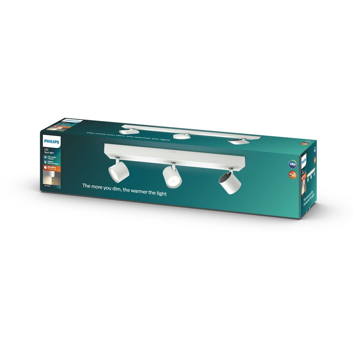 Philips - STAR plate/spiral white 3x4.5W SELV