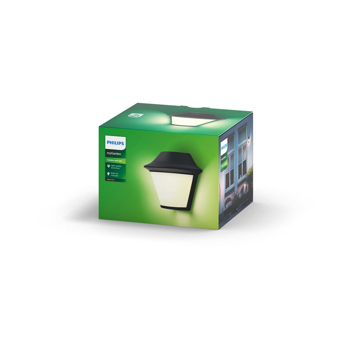 Philips - Serres wandlantaarn zwart 1x42W 230V