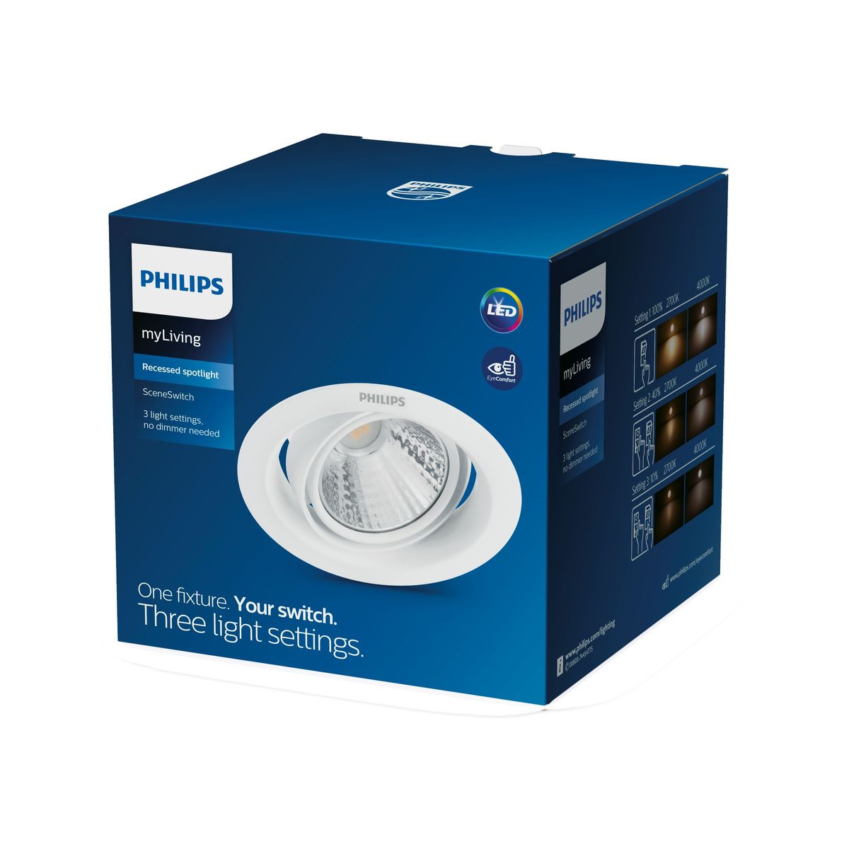 Philips - 59556POMERON DIM 070 7W 40K EU inbouw