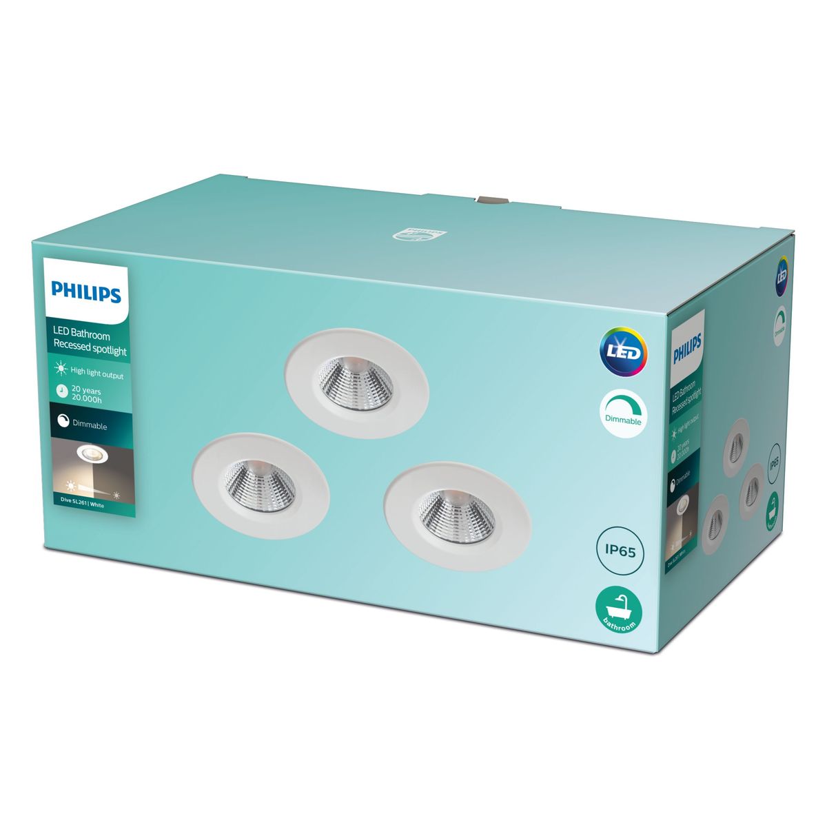 Philips - DIVE SL261 RD 070 5.5W 27K W HV IP65R 3p