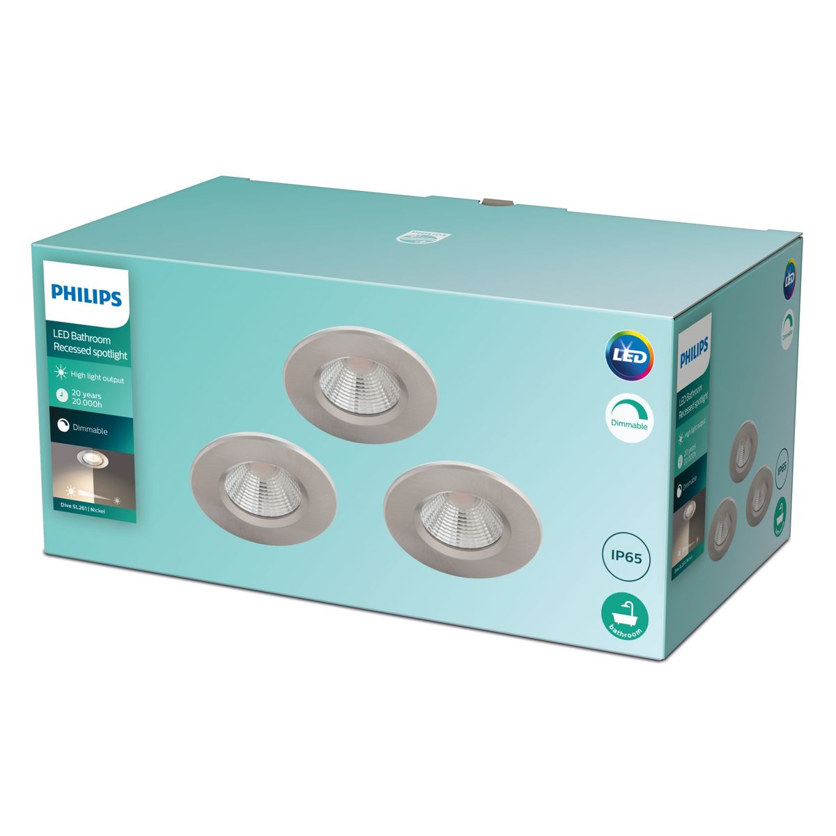 Philips - DIVE SL261 RD 070 5,5W 27K N HV IP65R 3p