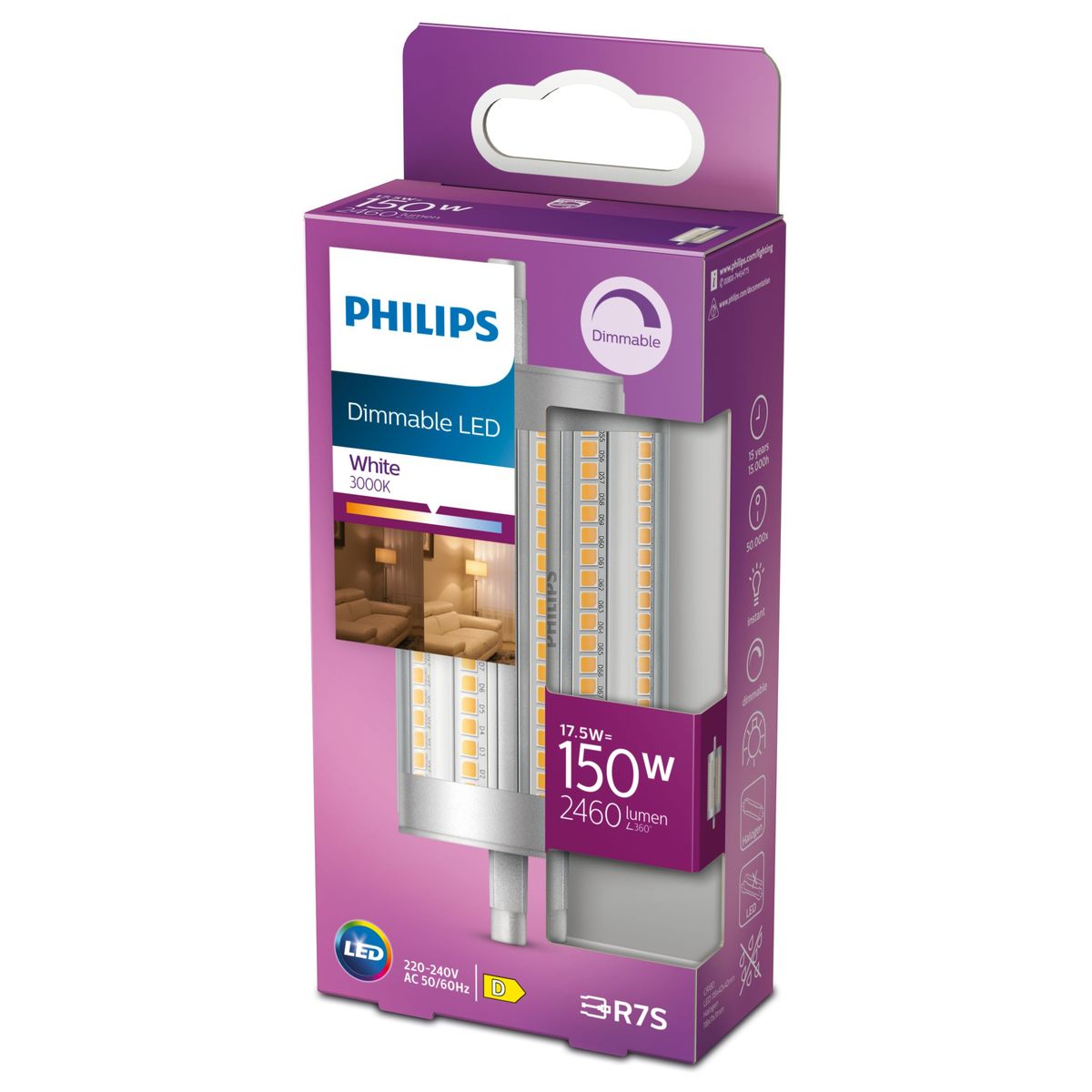 Philips - LED 150W R7S 118mm WH D SRT4