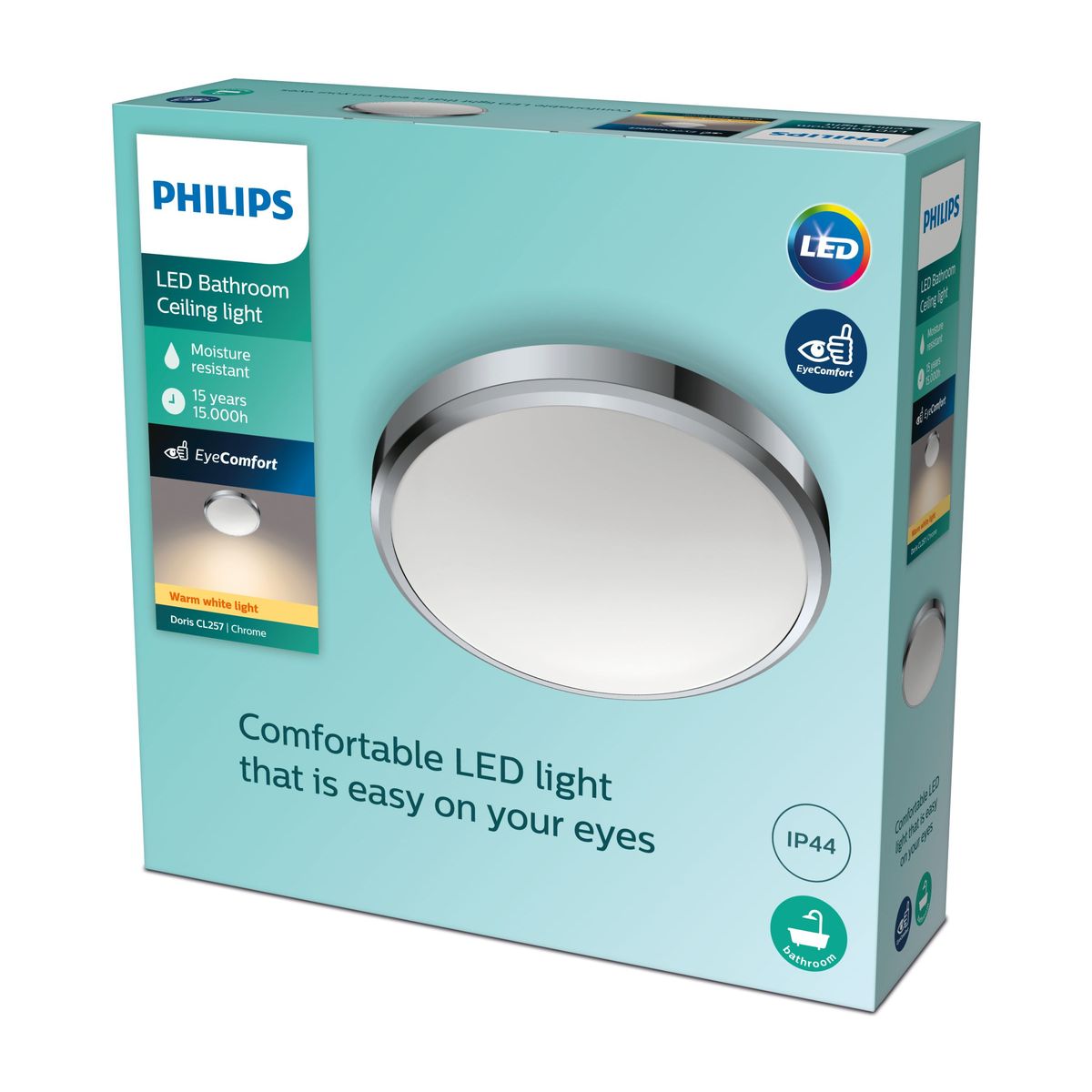 Philips - DORIS CL257 EC RD 17W 27K C HV IP44 06