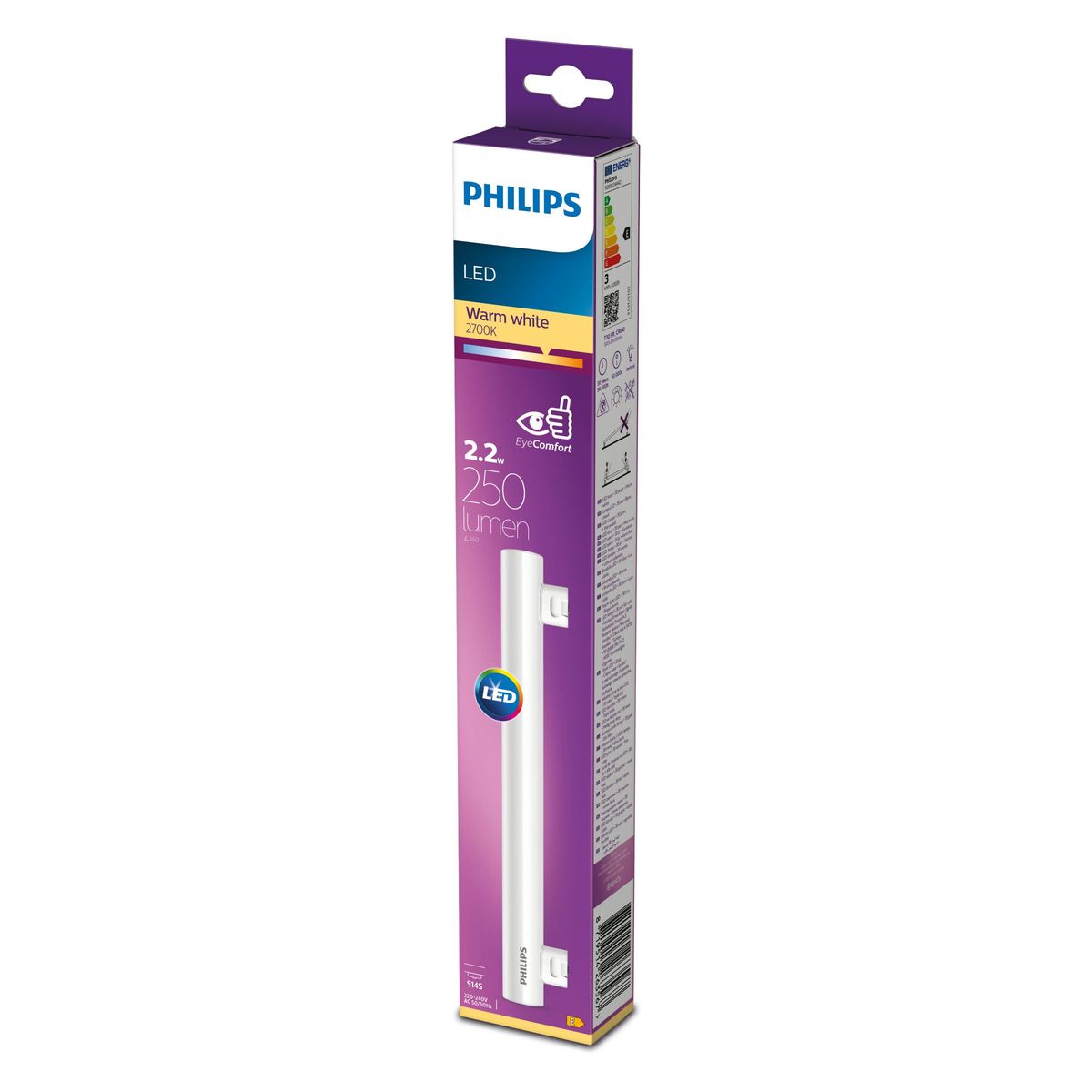 Philips - LED 2.2W 300mm S14S WW ND 1CT/4