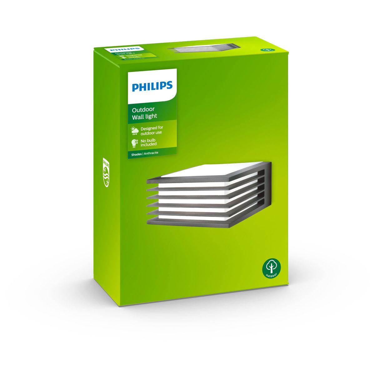 Philips - Shades wandlantaarn antraciet 1x15W 230