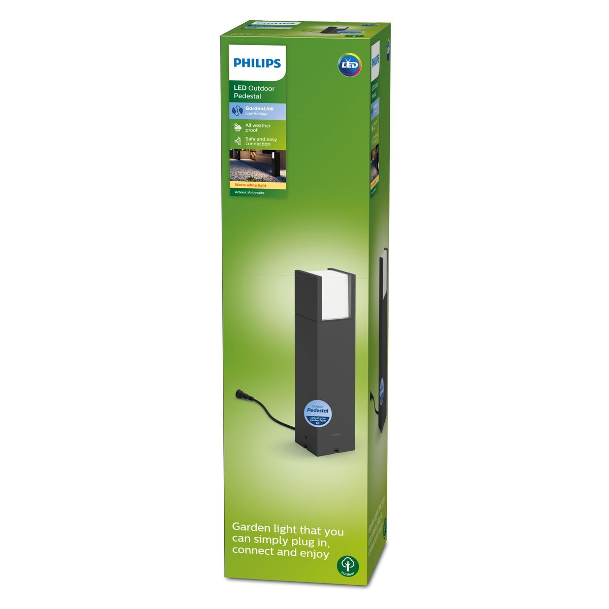 Philips - LV Arbour Pedestal AN 1x6W 27K