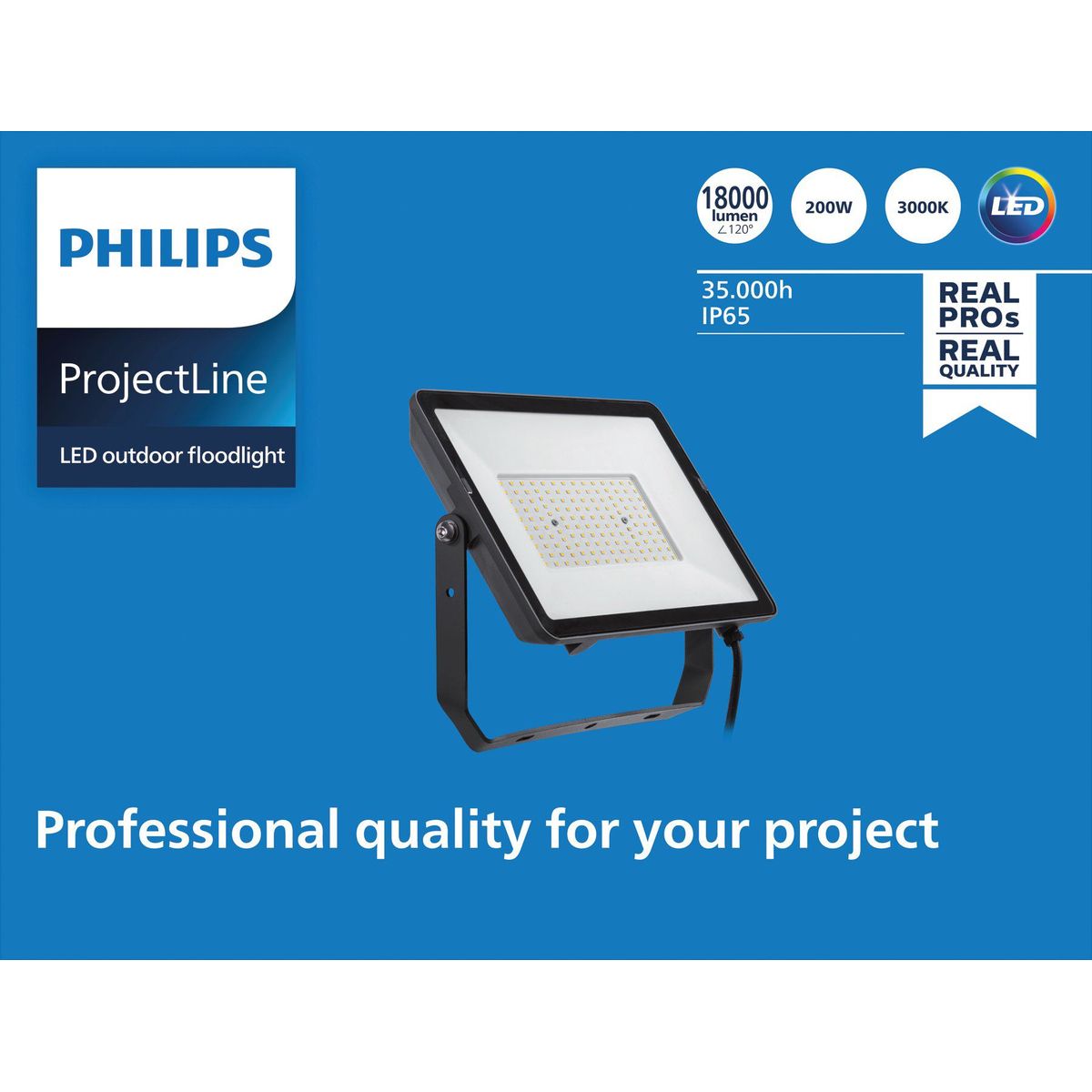 Philips - Projectline Schijnwerper 200W 3000K