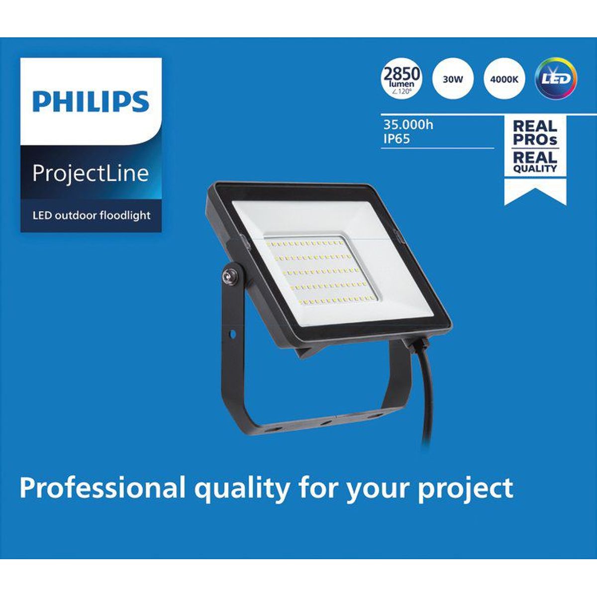 Philips - Projectline Schijnwerper 30W 4000K