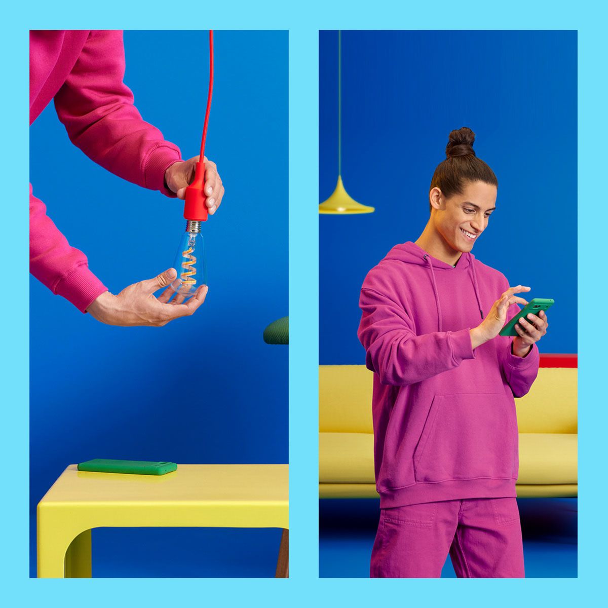 Philips - Wi-Fi BLE 40W ST64 E27 822-65 RGB CL 1PF