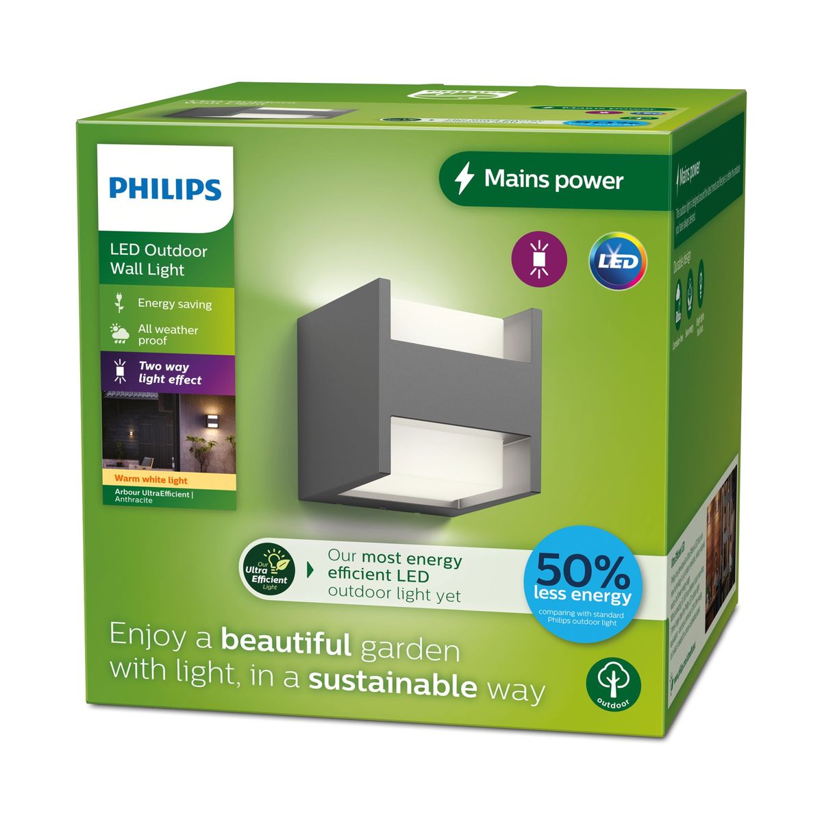 Philips - Arbour UE 2xWA 4.3W 27K AN HV 06