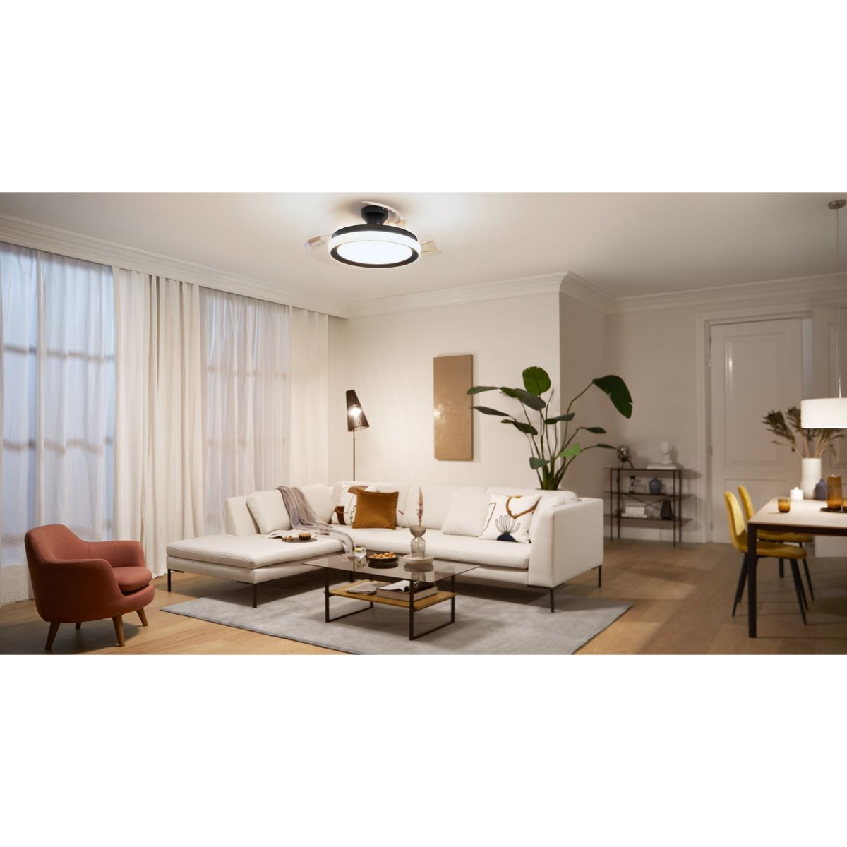 Philips - Bliss DC-ventilator plafond 28W+35W TW Zwart