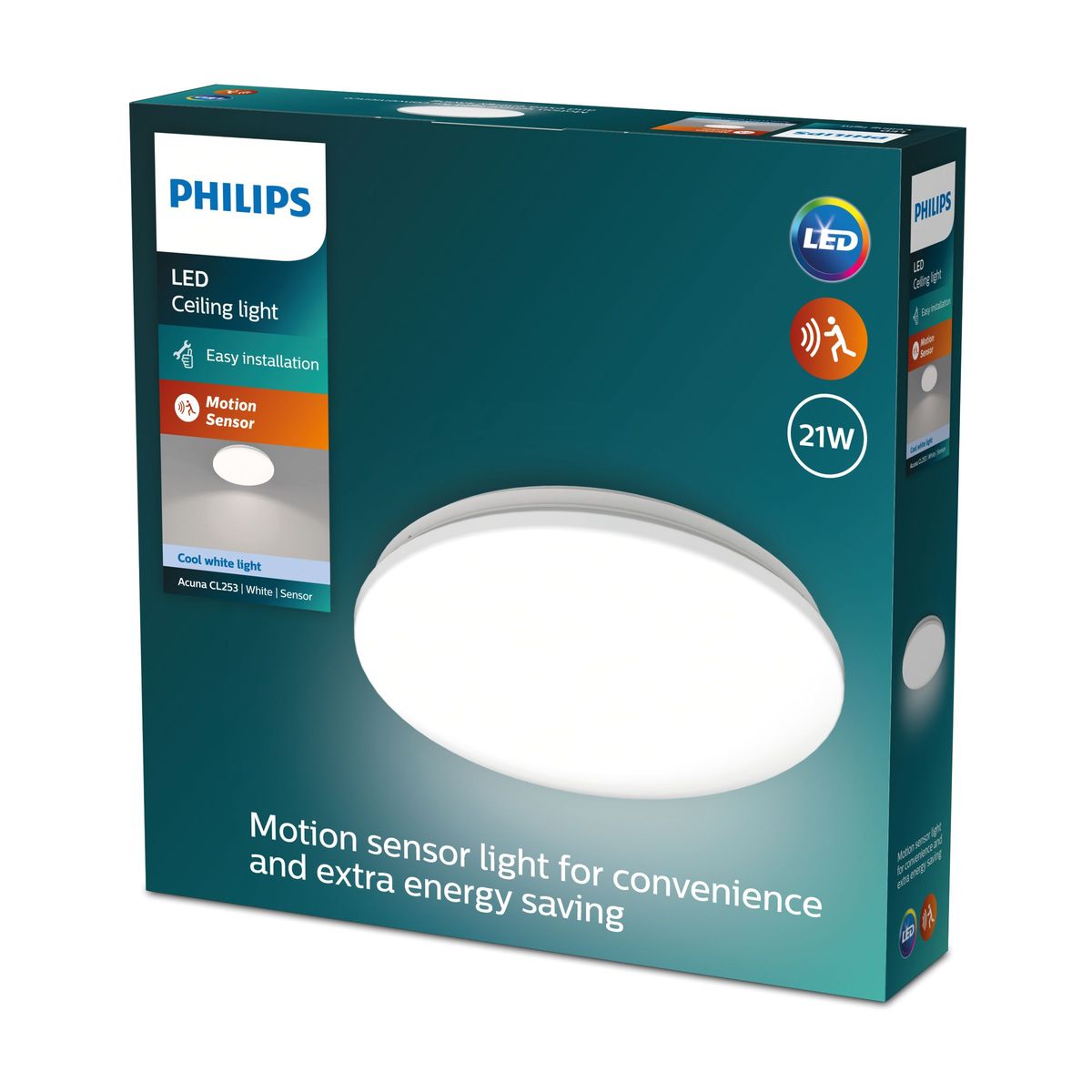 Philips - Acuna CL253 RD 21W 40K W HV Sensor