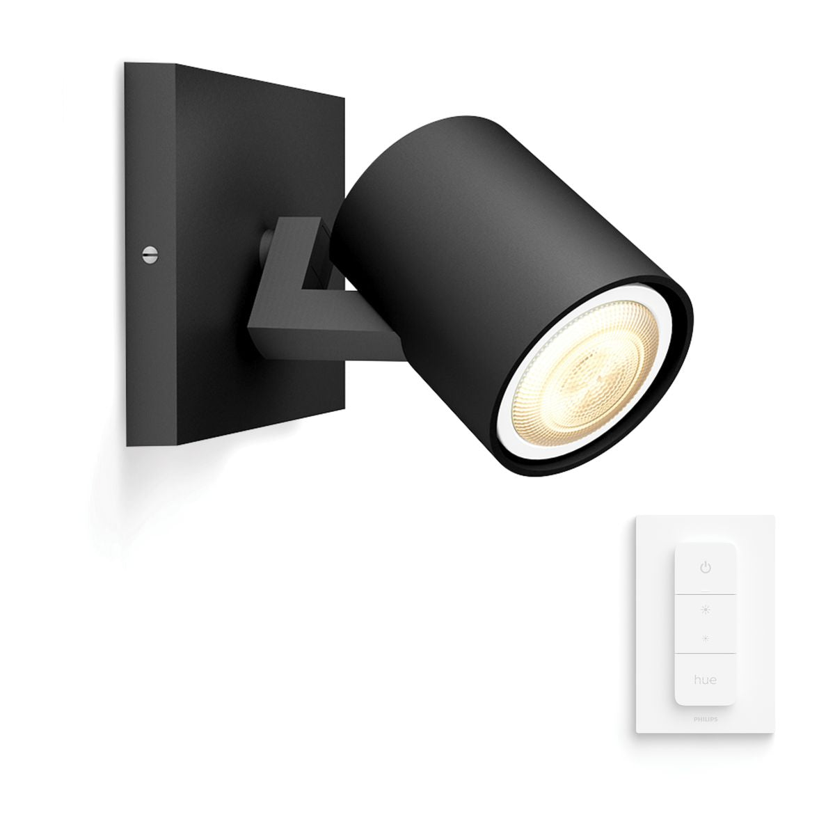 Philips - Runner Hue single spot black 1x4.2W