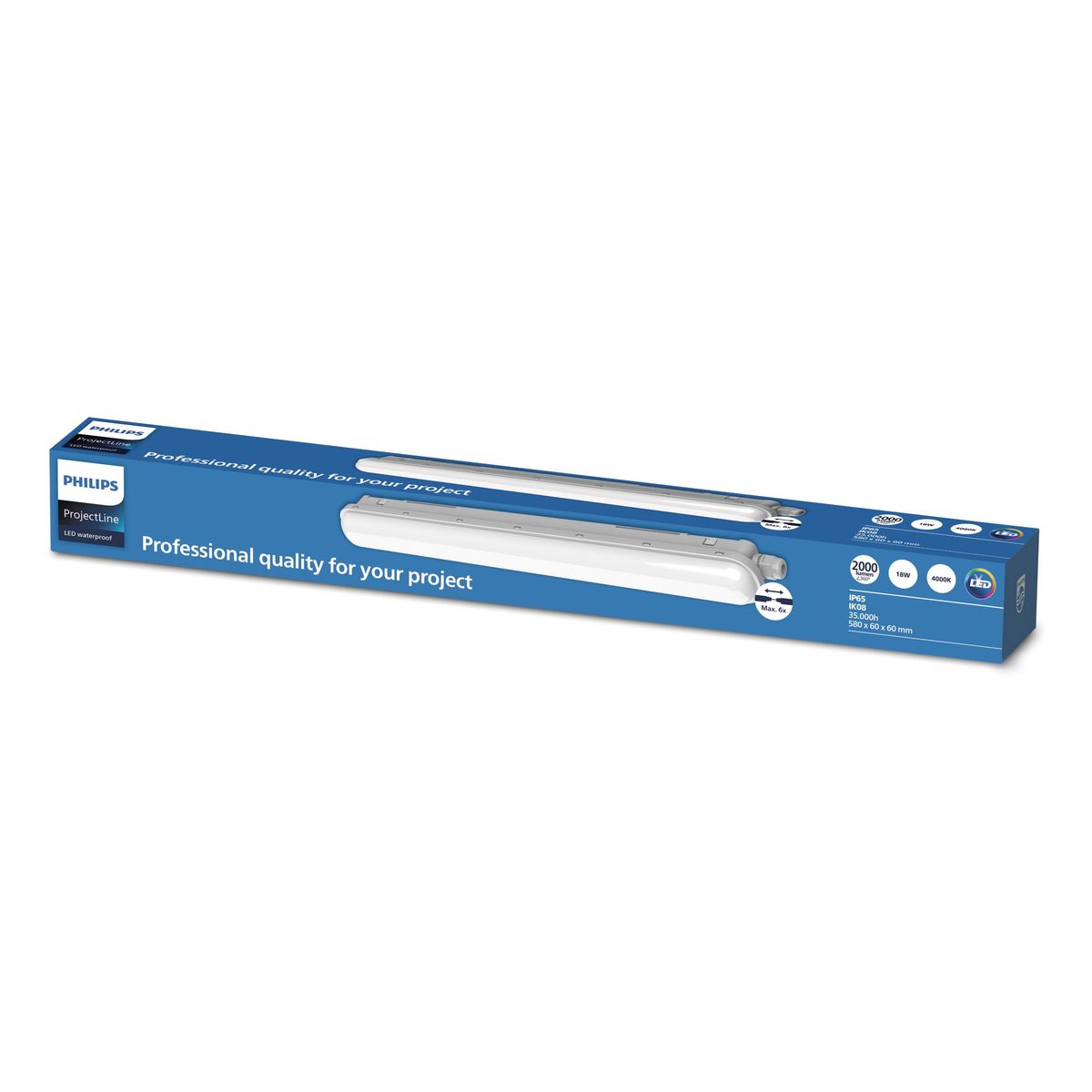 Philips - Projectline Waterproof TW NW 60cm2000lm