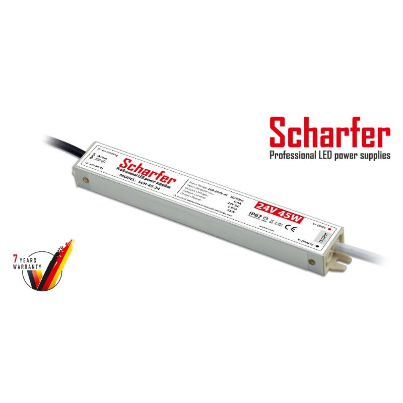 Transformator 230V AC naar 24V DC 45W