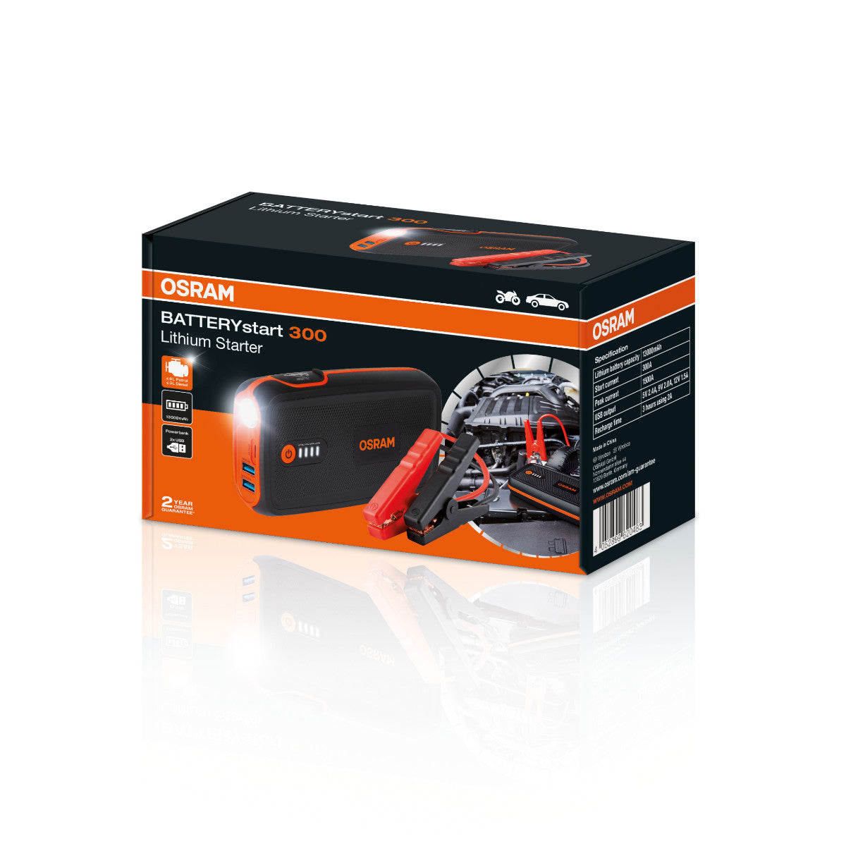 OSRAM BATTERIJ start - 300 Lithiumstarter
