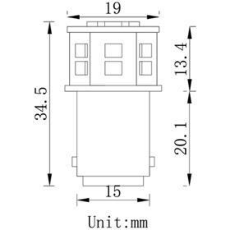 BA15s 12V/24V 1.8W