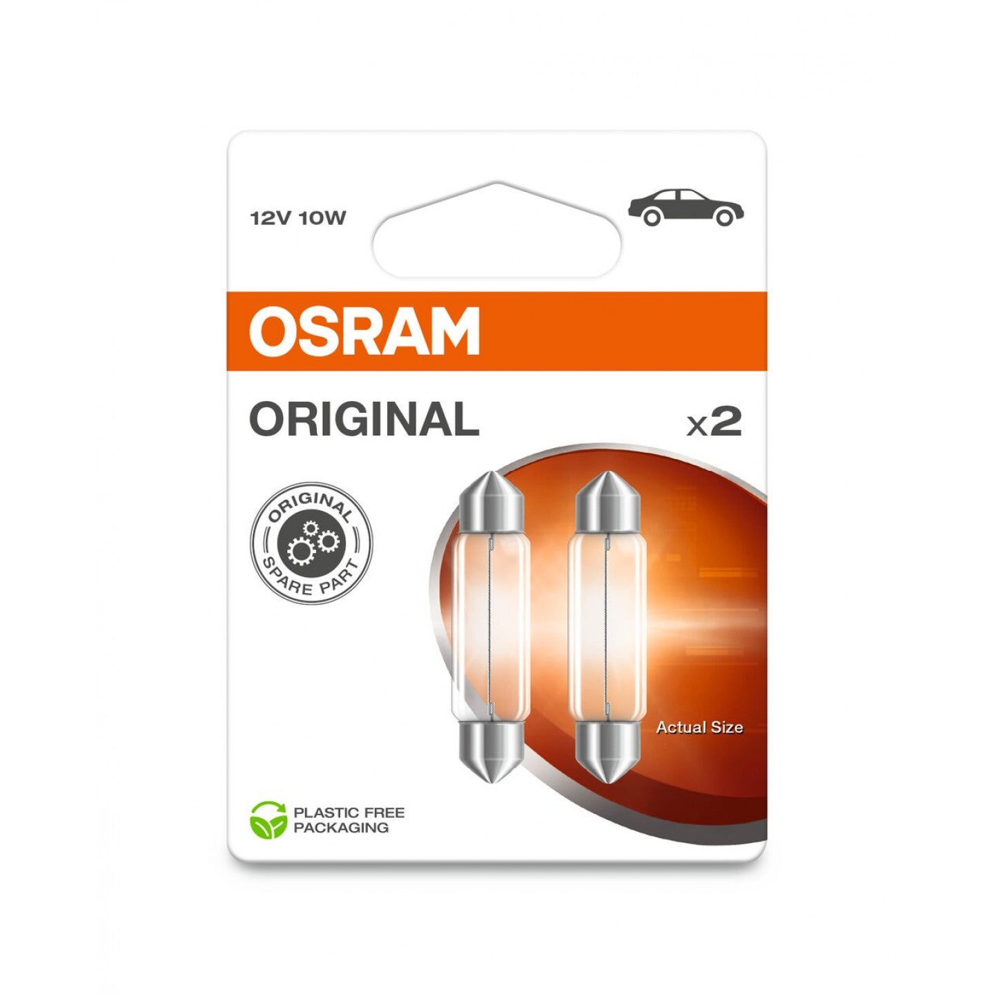 OSRAM ORIGINELE FESTOON - 10W - 12V - Extra gloeilamp