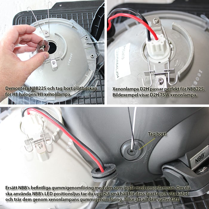 D2H Xenonlamp 50-70W Speedstart | Extra licht