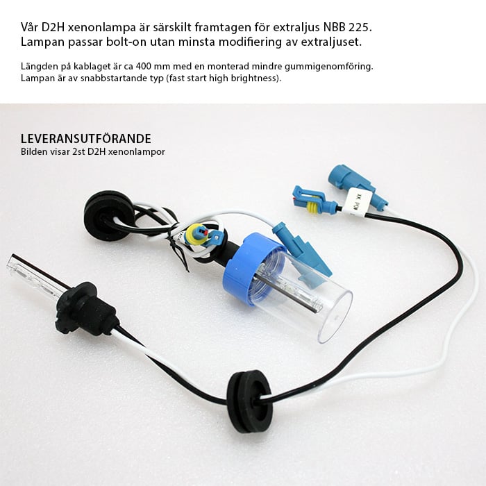 D2H Xenonlamp 50-70W Speedstart | Extra licht