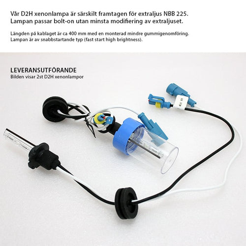 D2H Xenonlamp 50-70W Speedstart | Extra licht