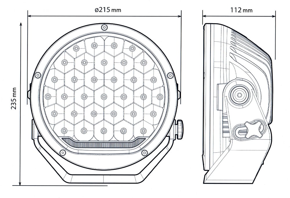 NBB-LED | NBB Alpha 225 LED Extra Licht | PRO