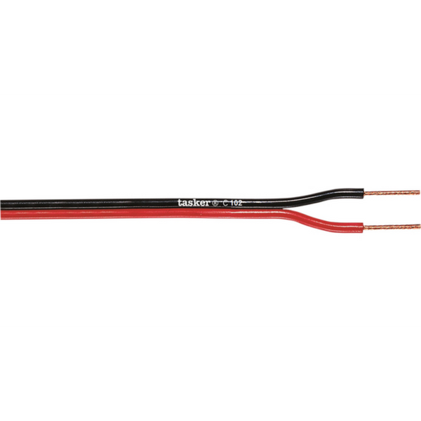 kabel 2x 0,75mm² Onafgeschermd per meter