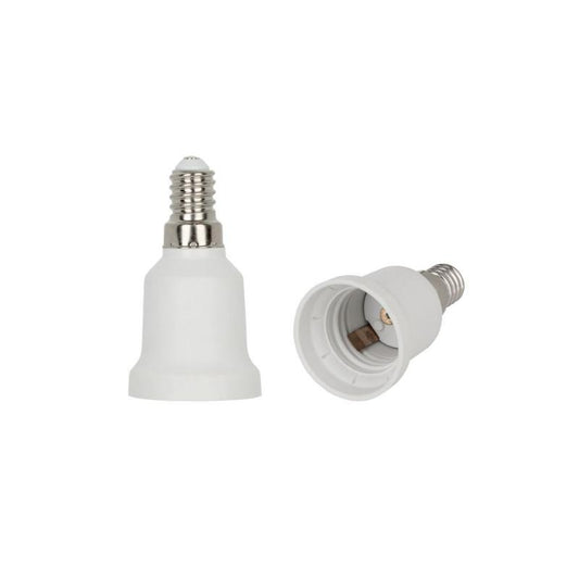 Adapter/lampvoet E14/E27 kunststof