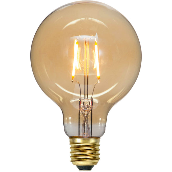 Star Trading - LED-lamp E27 G95 Plain Amber - 0,75w - 2000K