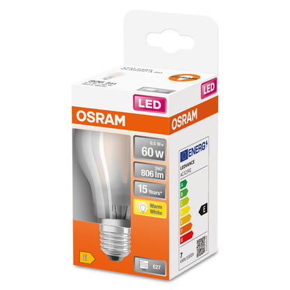 OSRAM LED-LAMPA RUND MATT (60) BOX