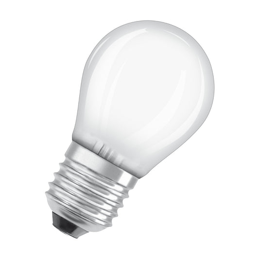 OSRAM LED-LAMPA RUND MATT (15) E27 VARMVIT