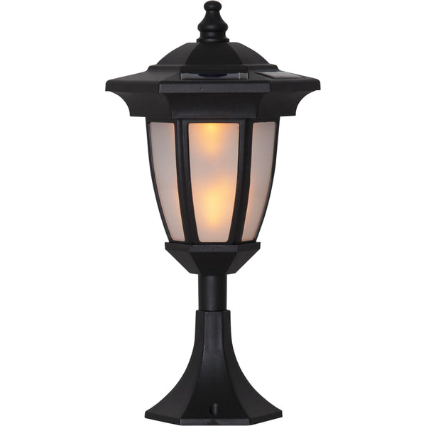 Star Trading - Solarverlichting - Solarfakkel Flame - Zwart - 63cm