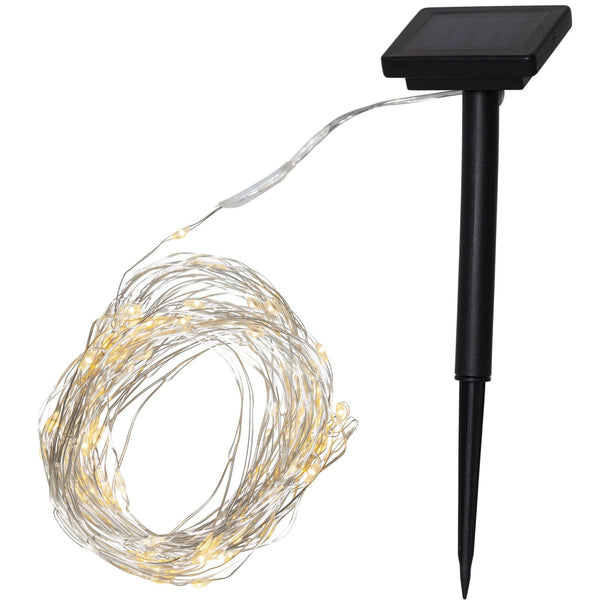 Star Trading - Solar verlichting - Solar loop Dew Drop - Zilver - 0,5 cm