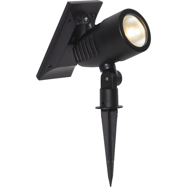 Star Trading - Zonnecelverlichting - Zonnecelspot Powerspot - Zwart - 21cm