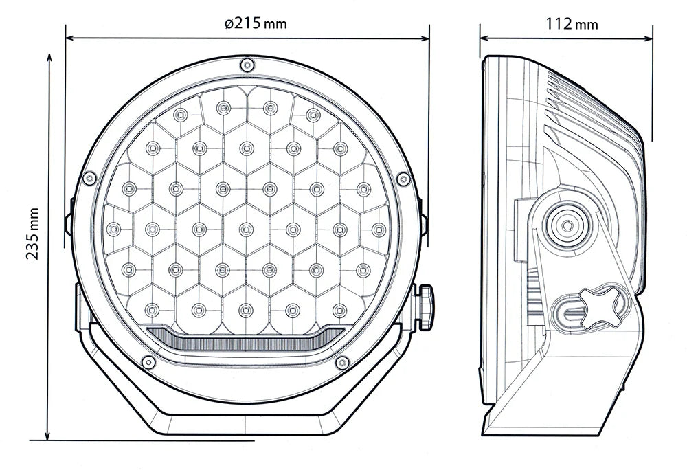 NBB-LED | NBB Alpha 225 LED Extra Licht | PRO