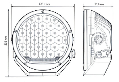 NBB-LED | NBB Alpha 225 LED Extra Licht | PRO