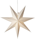 Star Trading - Kerstster - Papieren ster Effen - Wit - 45cm