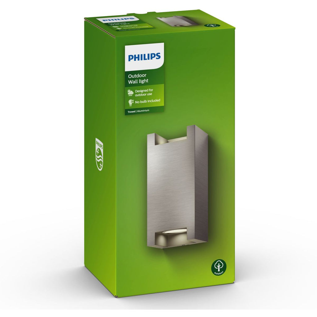 Philips - Troffel wandlantaarn aluminium 2x5W 230V