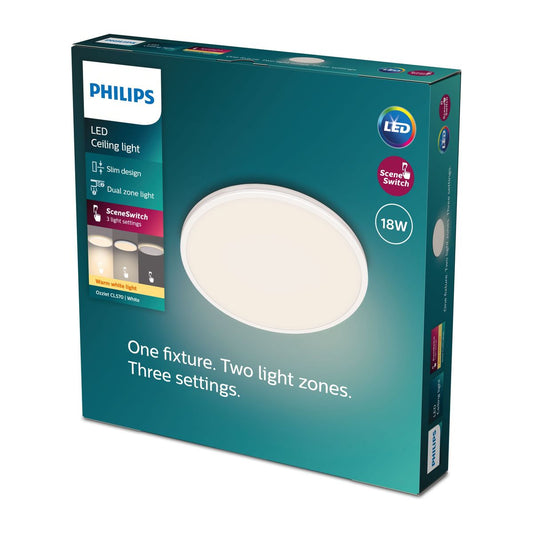 Philips - Ozziet CL570 SS RD 18W 27K W HV 06