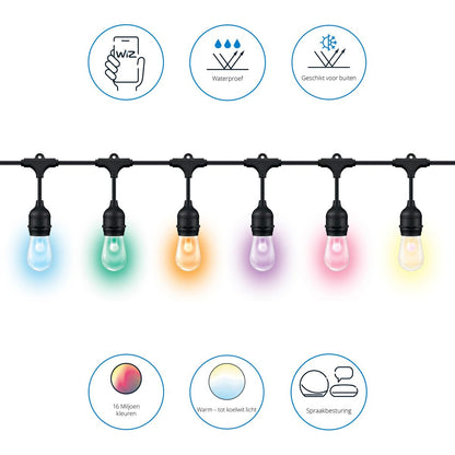 Philips - WiZ 48ft String Lights EU Type C