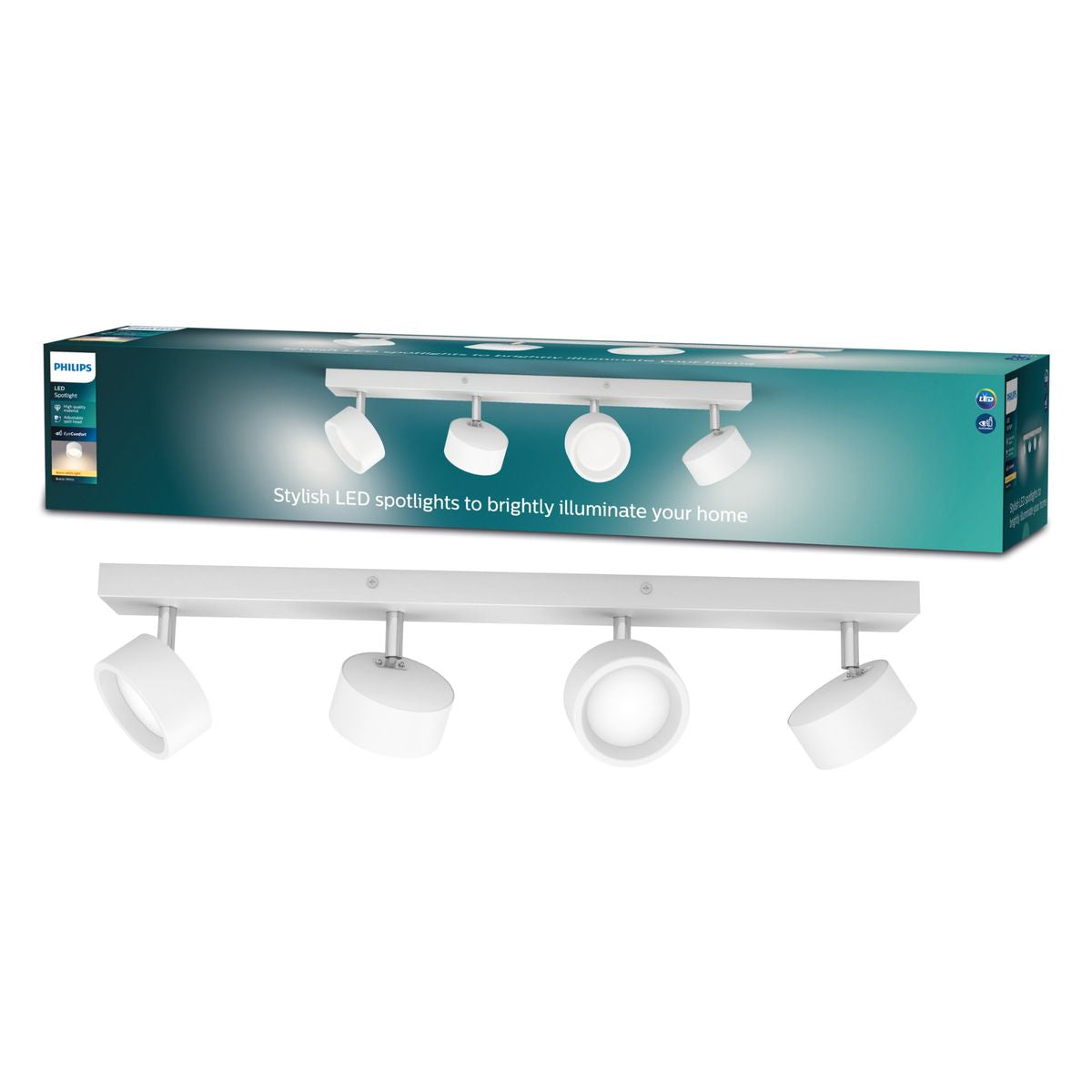 Philips - Bracia Spot WH 4x5,5W 27K HV