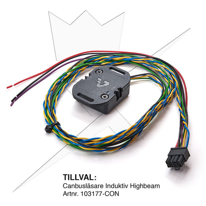 CANM8 – Styrströmssignal till Extraljus 12V