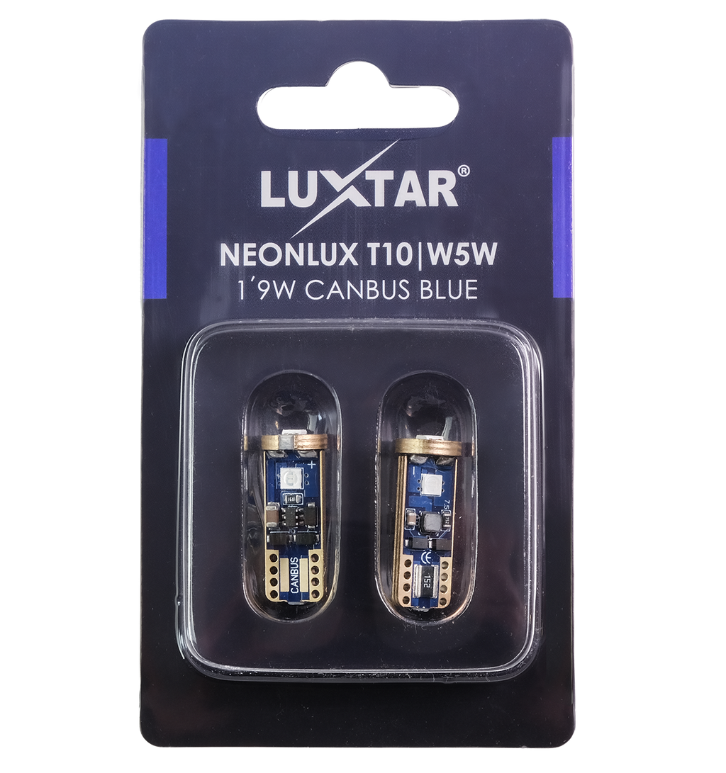 Luxtar NeonLux | T10 W5W | Canbus | Blå - bild 5