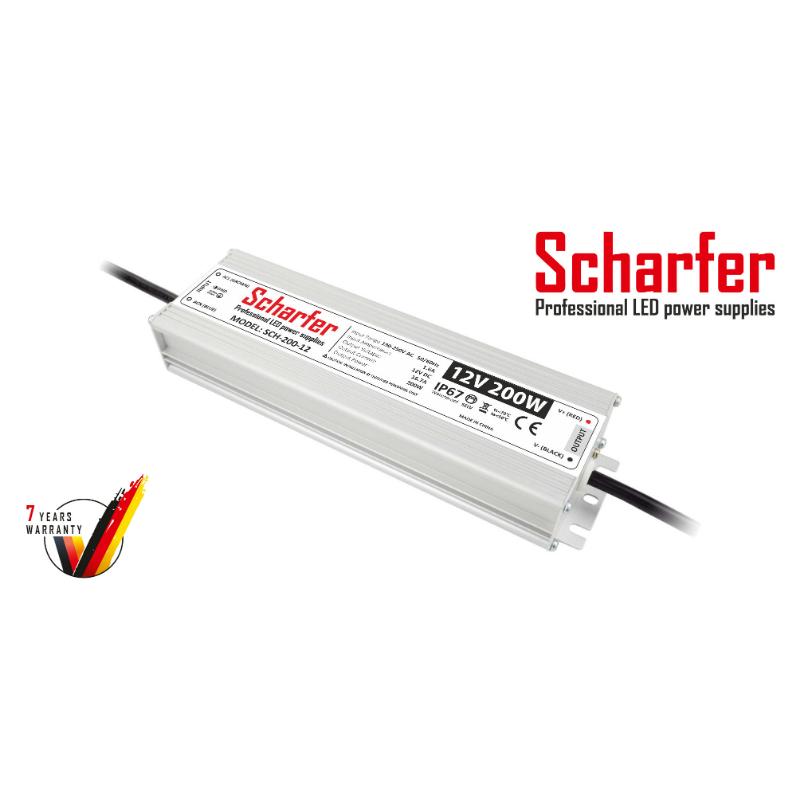 Transformator 230V AC naar 12V DC 200W