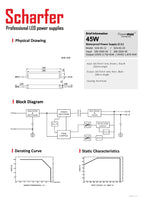 Transformator 230V AC naar 12V DC 45W