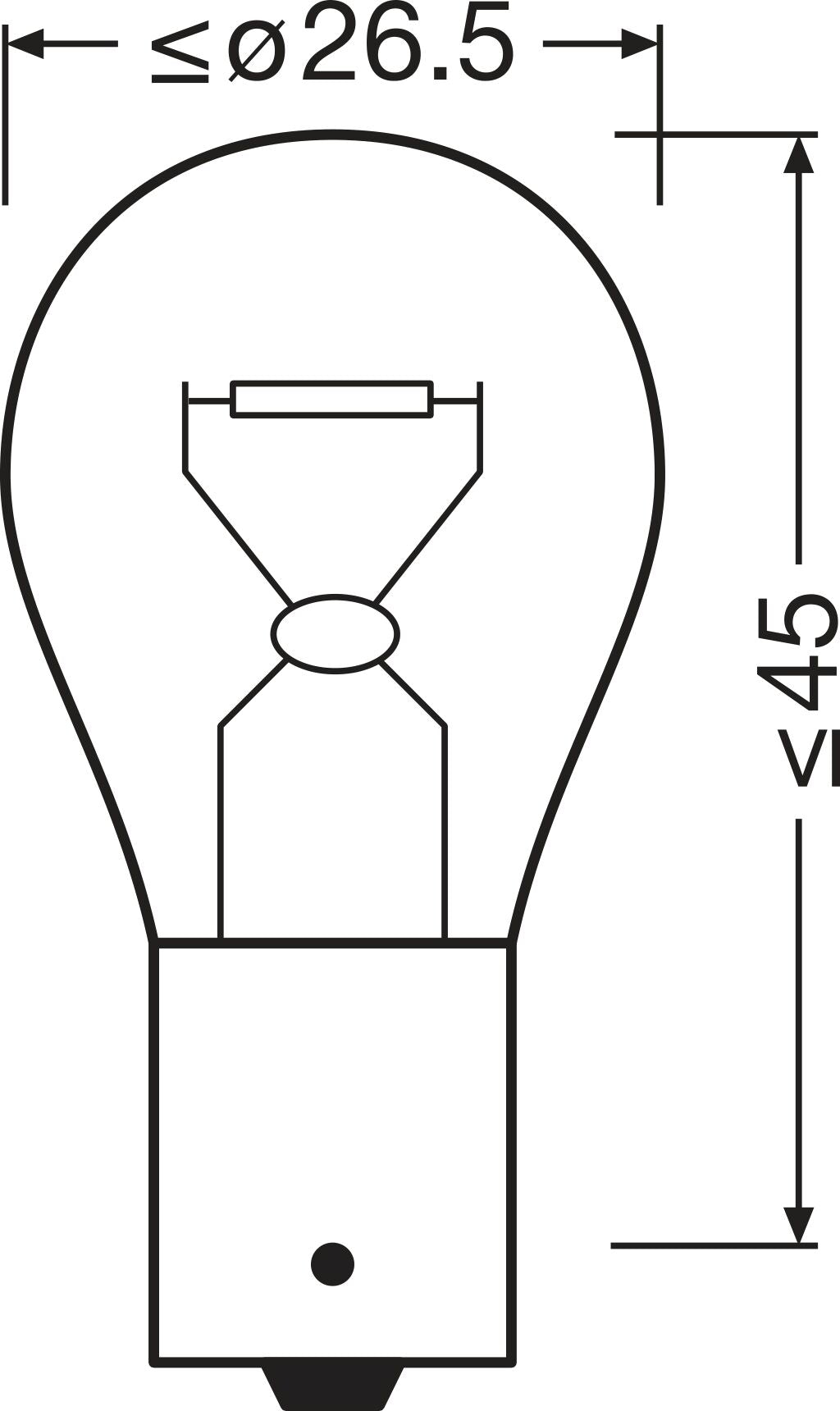 Osram | 7506 | ORIGINAL METAL BASE P21W (UNPACKED) - bild 4